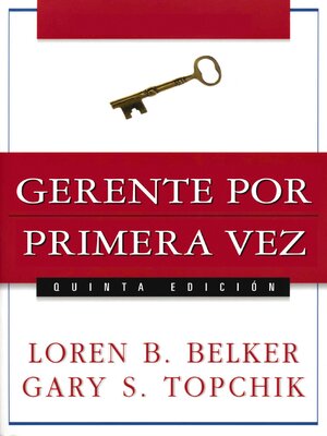 cover image of Gerente por primera vez